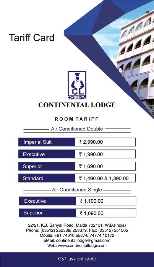 Ingraj Bazar Continental Lodge מראה חיצוני תמונה